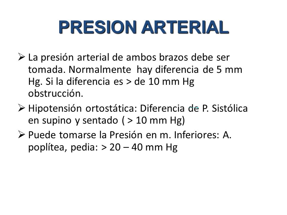 la presion arterial se mide sentado o acostado